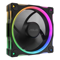 ASUS Prime MR120 ARGB Fan 1-Pack - Powerful 120mm Black Cooling Solution for Stunning Builds